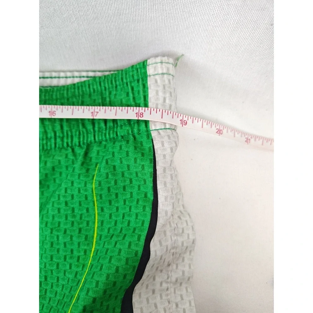 NIKE Swim Shorts Green Men Size Large Intact Lining Green‎ 10
